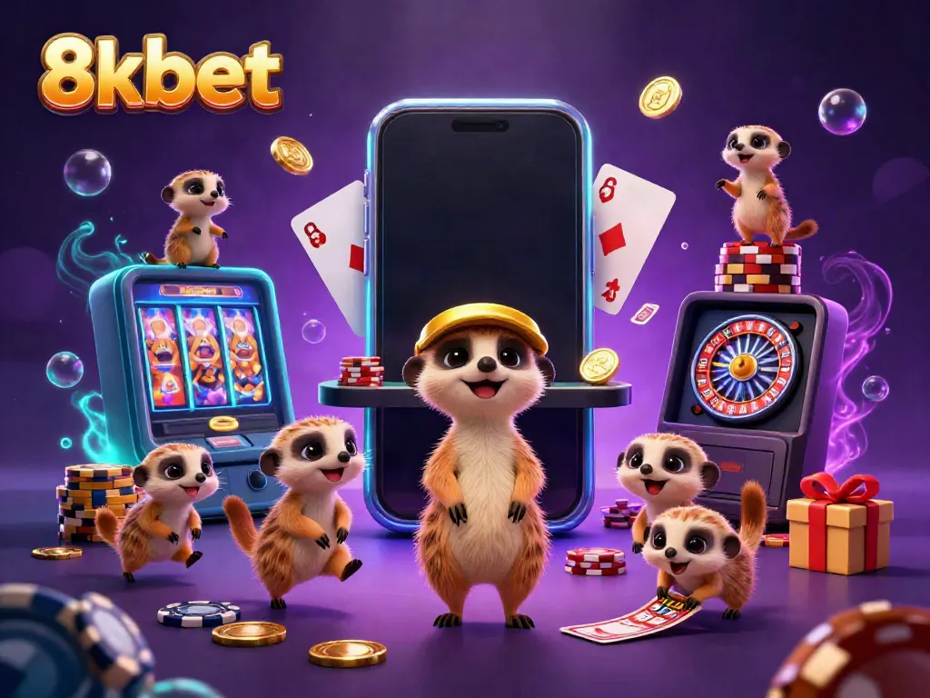 Experience thrilling gameplay at 8xbet with vibrant slots and engaging meerkat casino action.